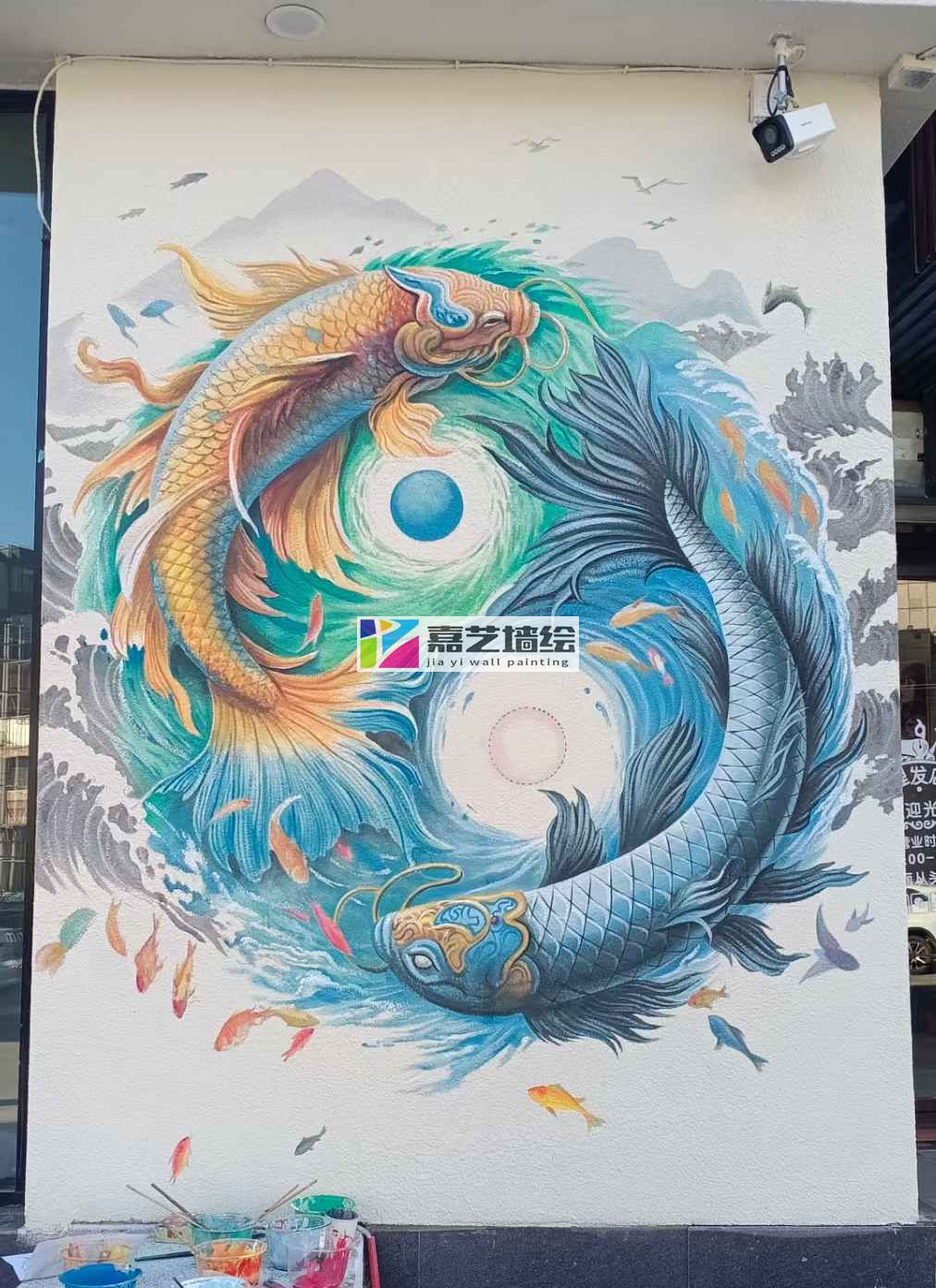 沈阳墙绘首选品牌-沈阳嘉艺墙绘官网|专业墙体彩绘15年经验(图1)